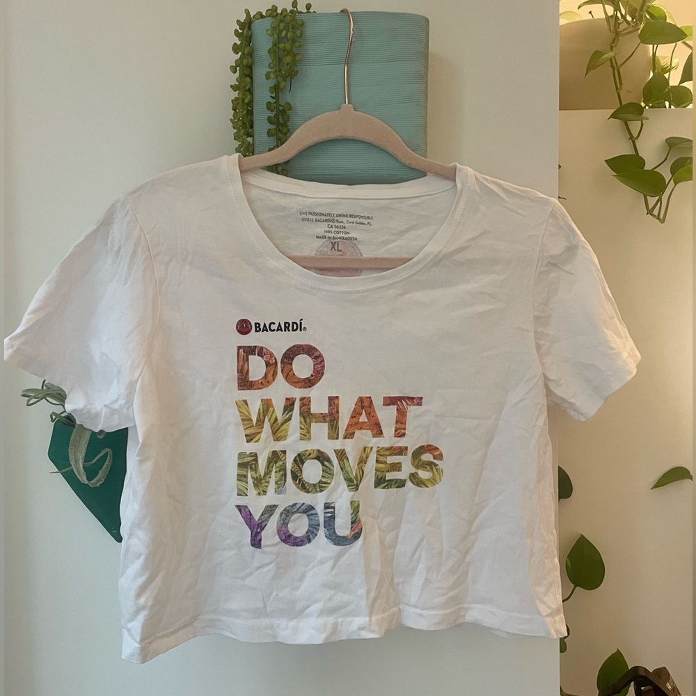 Bacardi Crop Top Tee (X2)